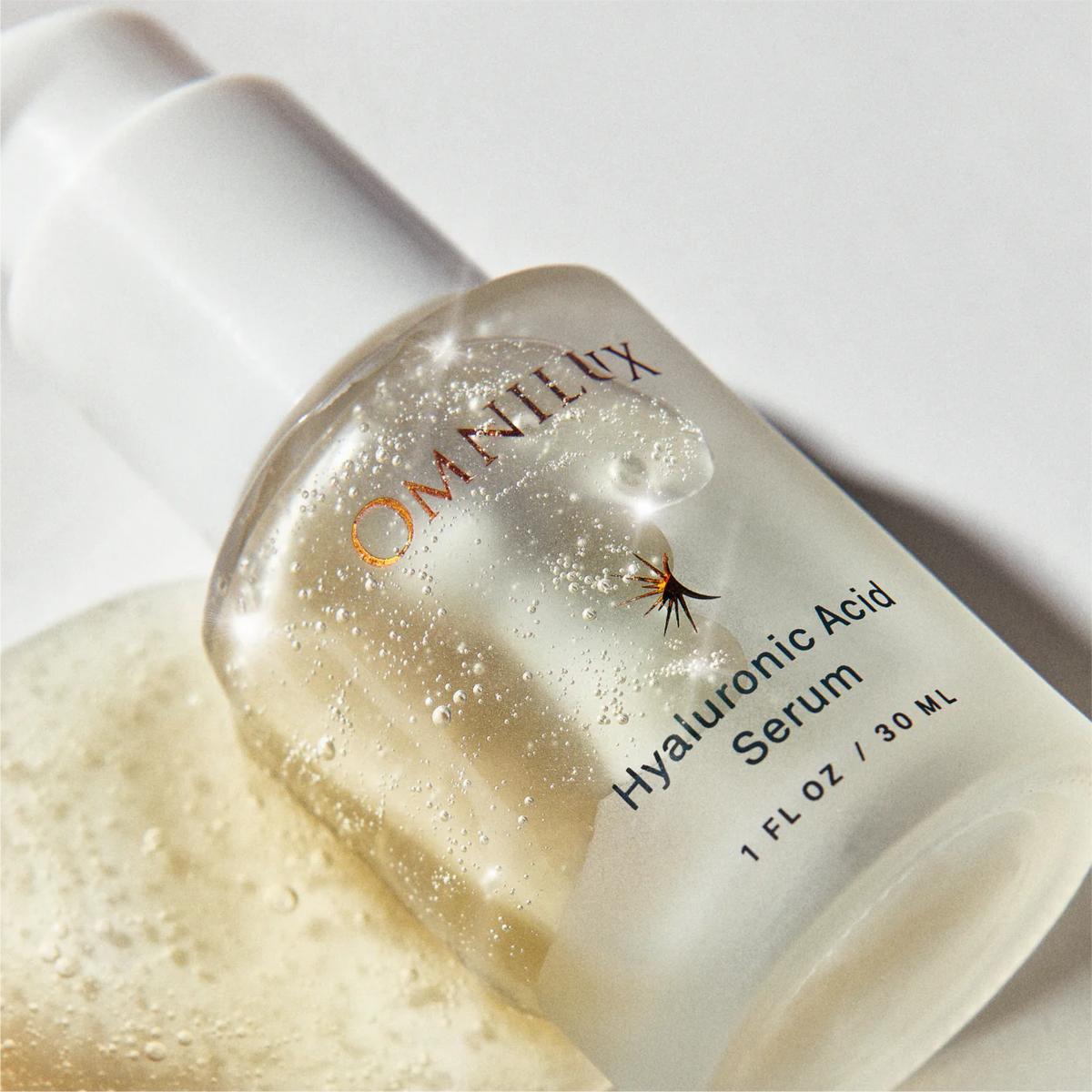 How to use an Omnilux LED mask with Omnilux Hyaluronic Acid Serum | SkinCrew