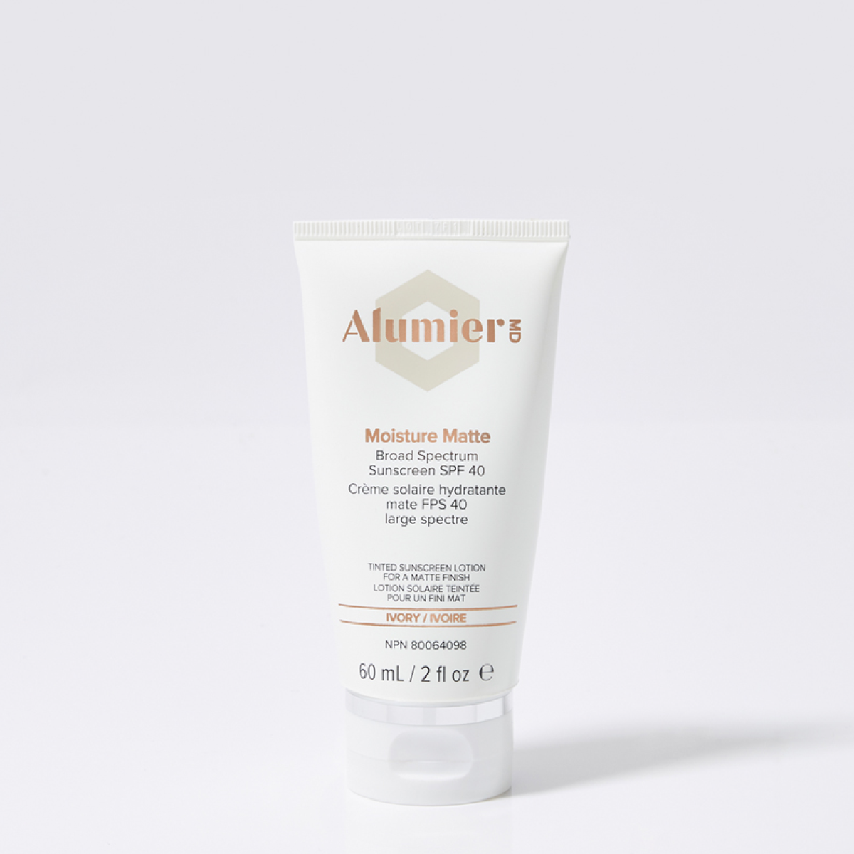 Alumier Moisture Matte Broad Spectrum SPF 40 (Ivory)