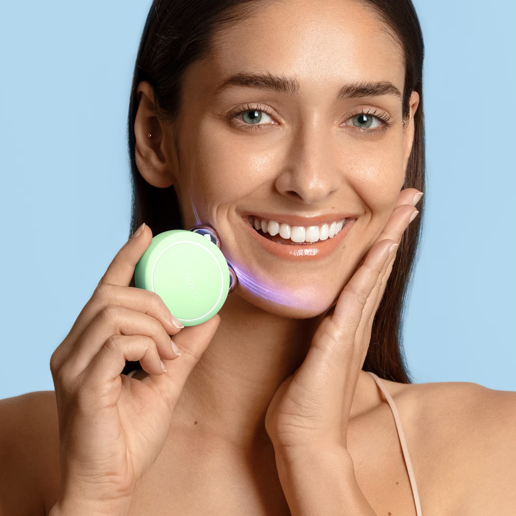 FOREO BEAR 2 Go Portable Facial Toning Device - Pistachio