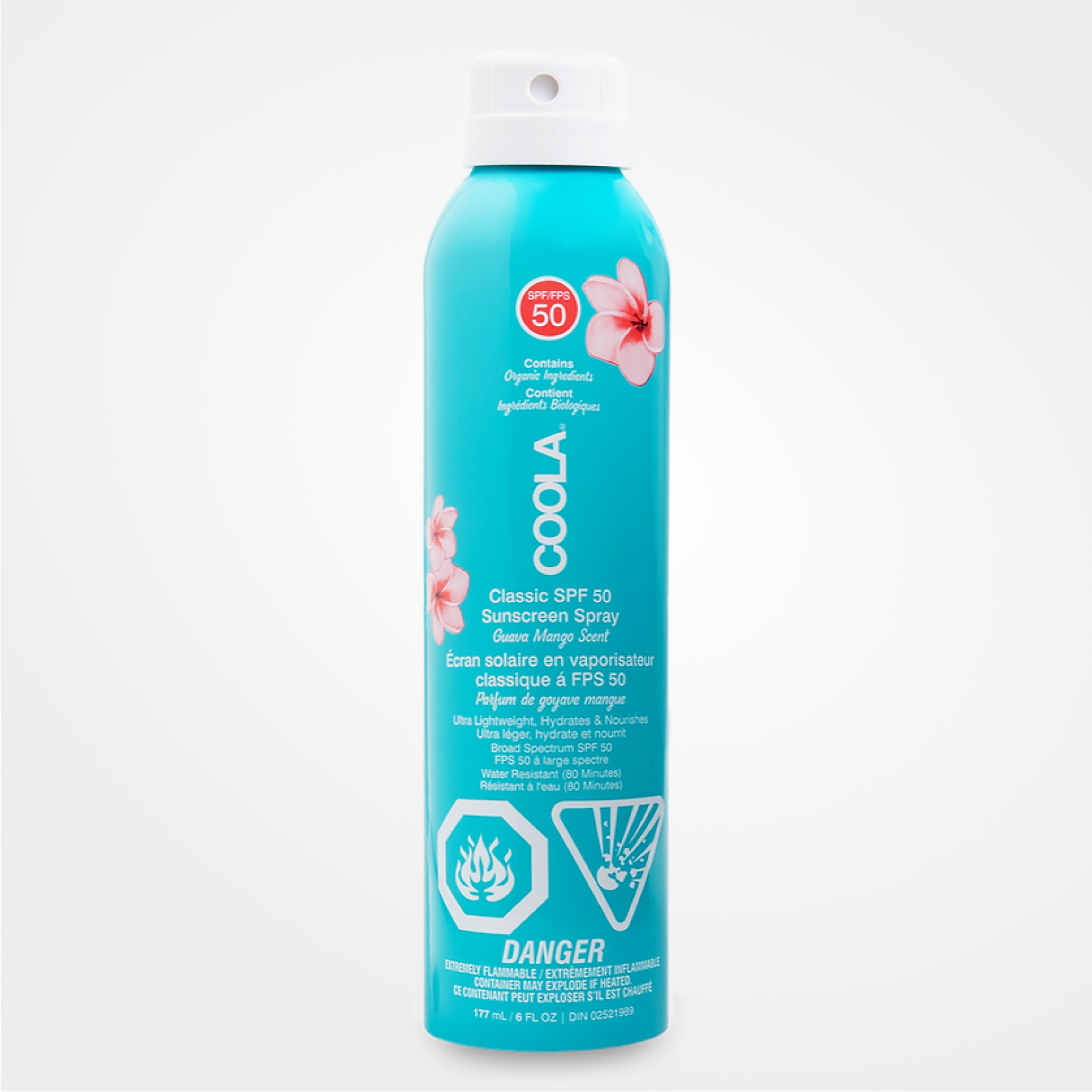 COOLA Classic Body SPF 50 Guava Mango Sunscreen Spray