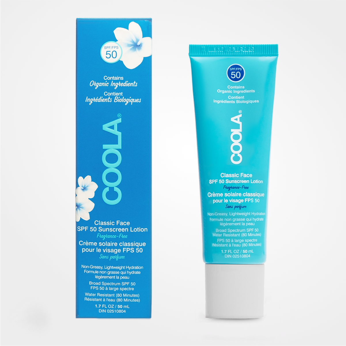 COOLA Classic Face SPF 50 Fragrance Free Lotion