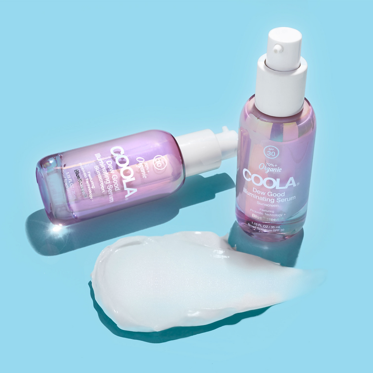 COOLA Dew Good Illuminating Serum Sunscreen with Probiotic Technology SPF 30