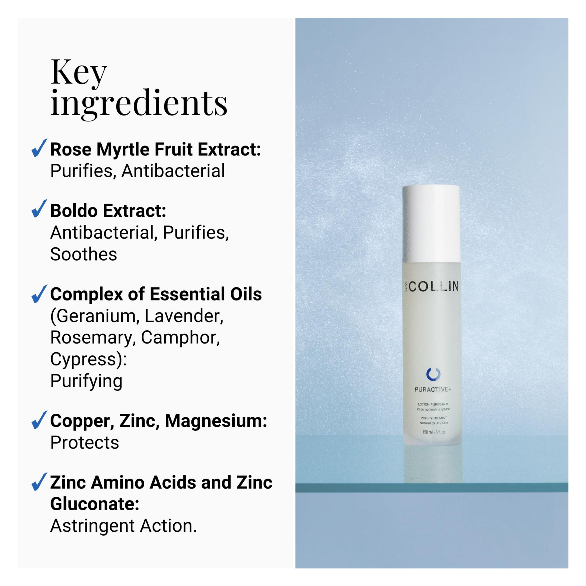 G.M. COLLIN Puractive+ Purifying Mist