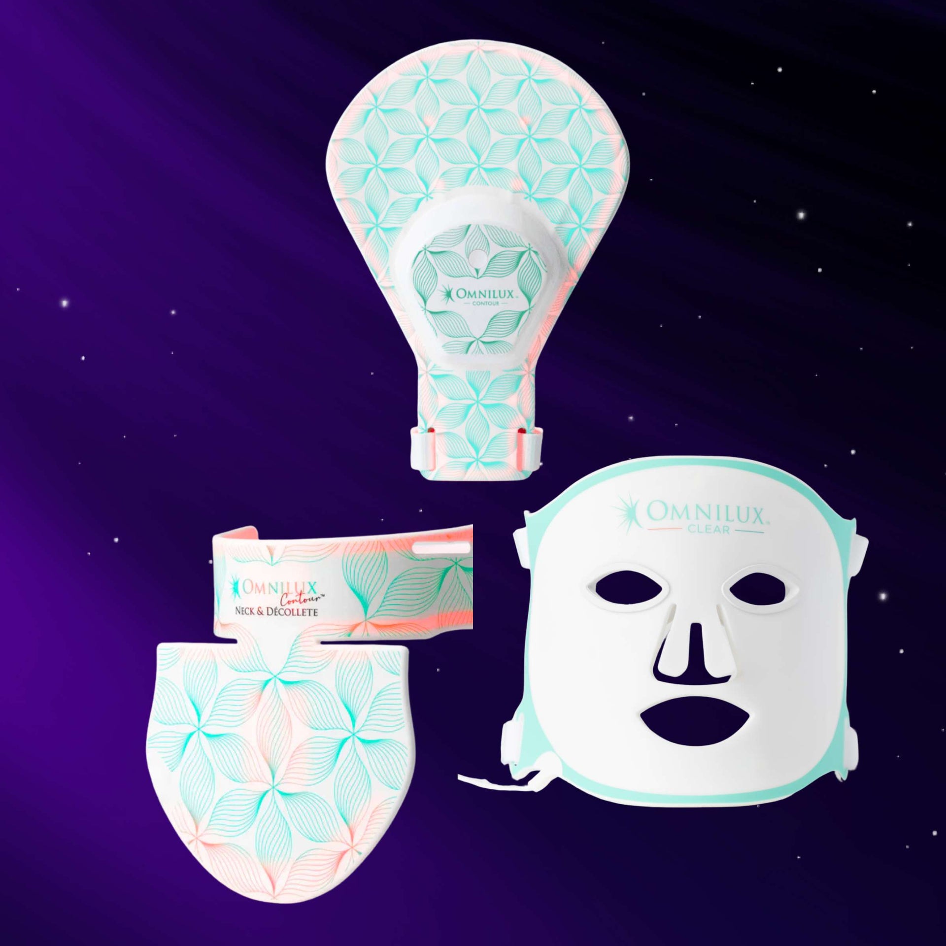 Omnilux Clear + Neck & Décolleté + Contour Glove