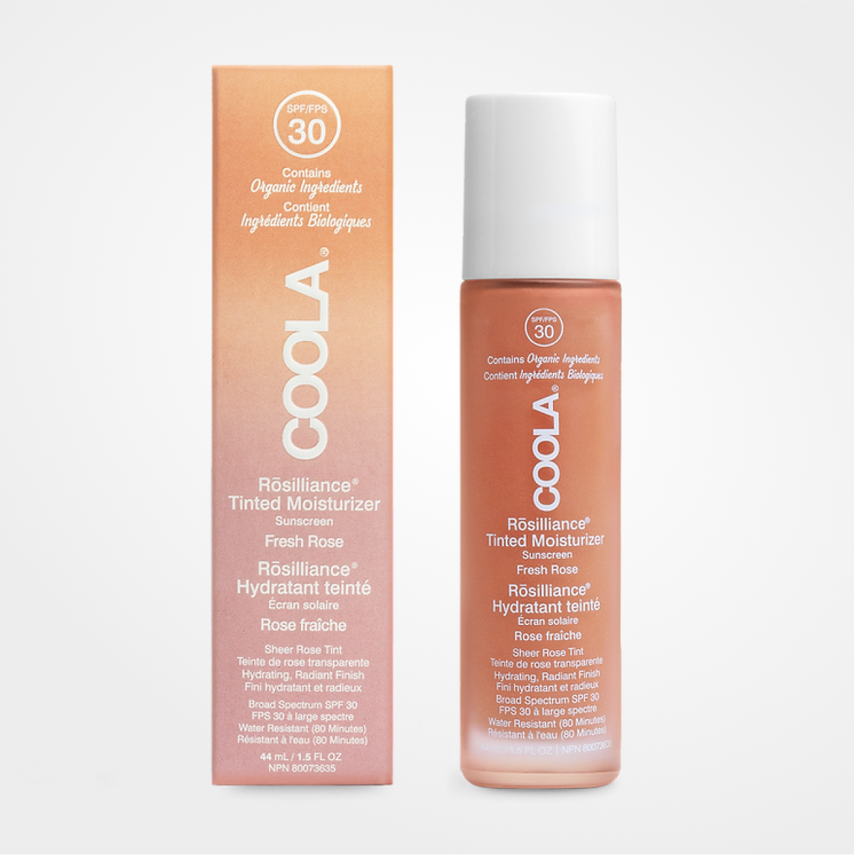 COOLA Rōsilliance® Tinted Moisturizer Sunscreen SPF 30 Fresh Rose