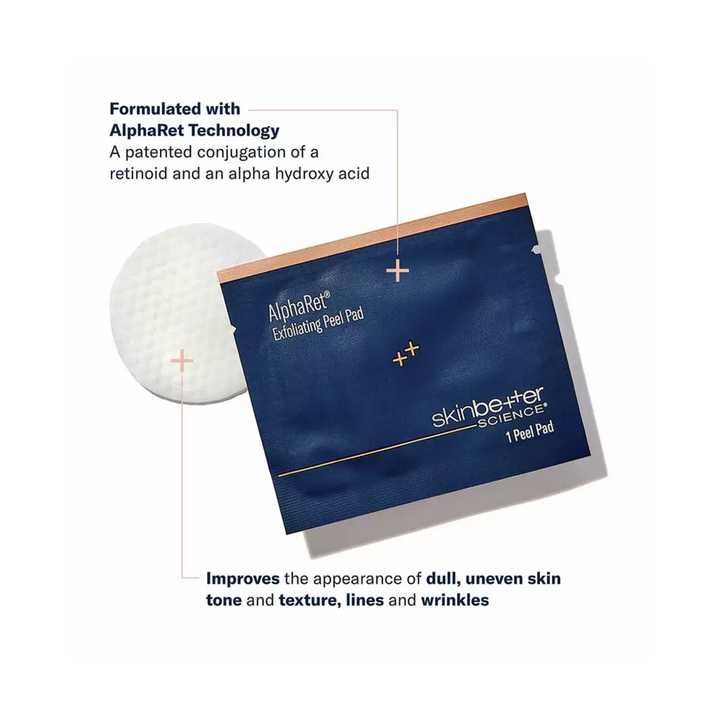 AlphaRet® Exfoliating Peel Pads by skinbetter science, key benefits | SkinCrew, Preferred Authorized skinbetter science US Retailer