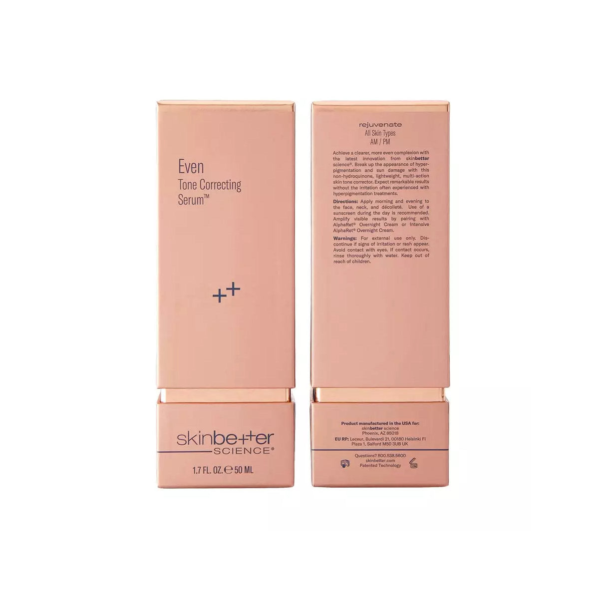 Even Tone Correcting Serum by skinbetter science, packaging | SkinCrew, Preferred Authorized skinbetter science US Retailer