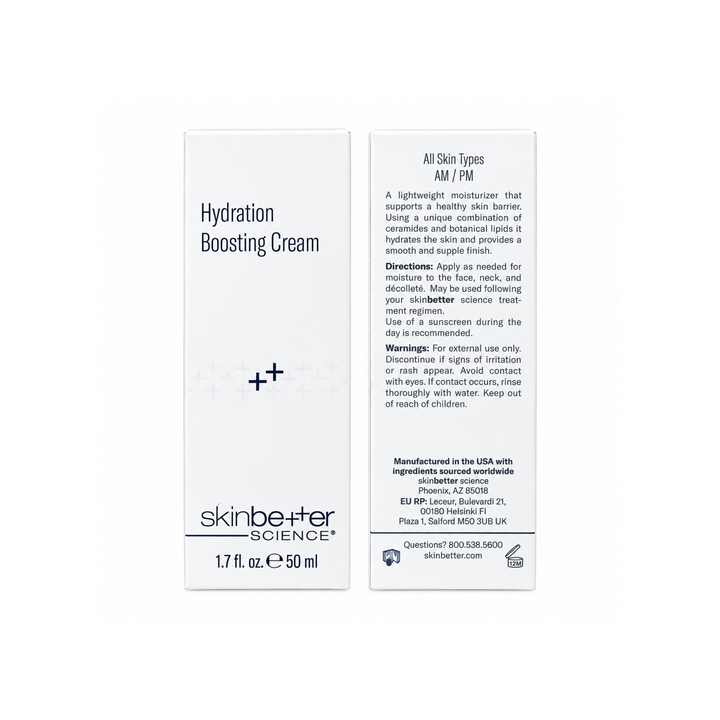 Hydration Boosting Cream by skinbetter science, packaging | SkinCrew, Preferred Authorized skinbetter science US Retailer