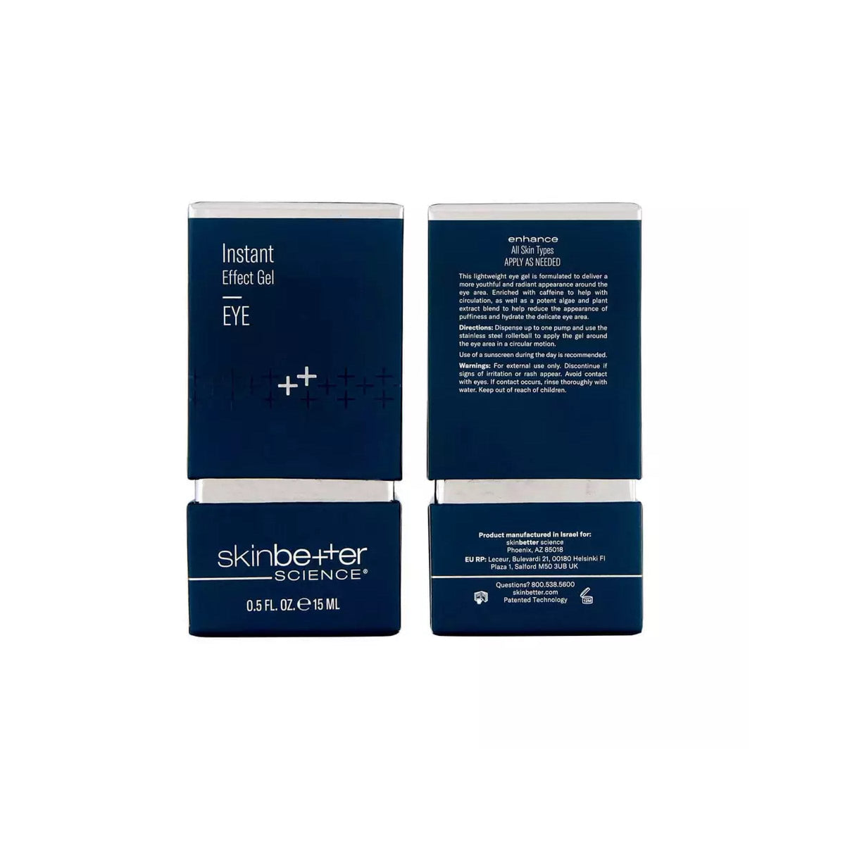 Instant Effect Gel EYE by skinbetter science, packaging | SkinCrew, Preferred Authorized skinbetter science US Retailer