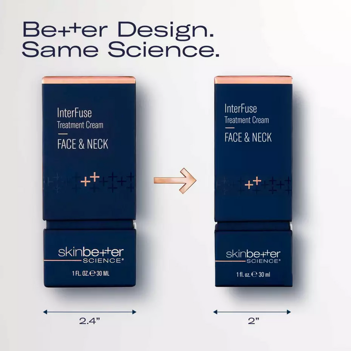 InterFuse® Treatment Cream FACE & NECK by skinbetter science, packaging | SkinCrew, Preferred Authorized skinbetter science US Retailer