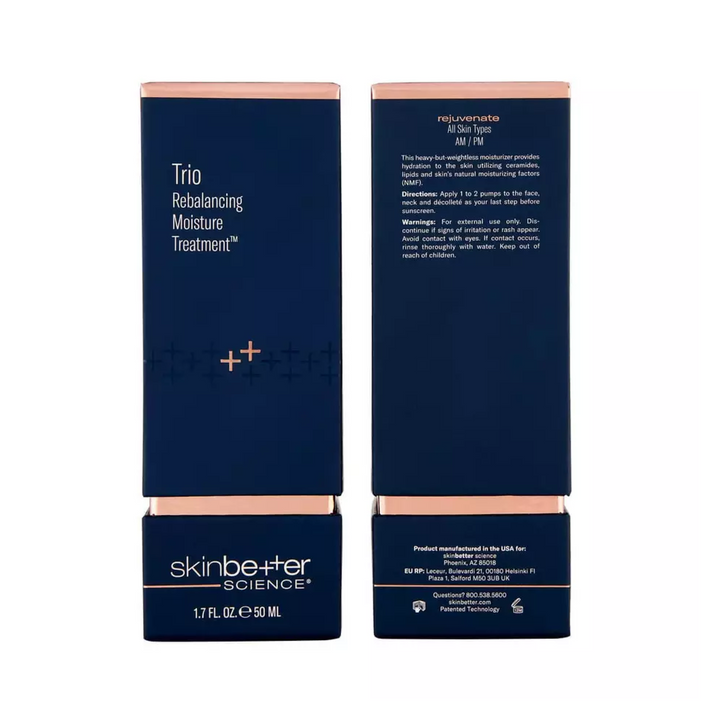 Trio Rebalancing Moisture Treatment by skinbetter science, packaging | SkinCrew, Preferred Authorized skinbetter science US Retailer