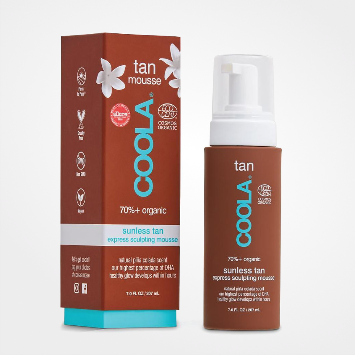 COOLA Sunless Tan Express Sculpting Mousse