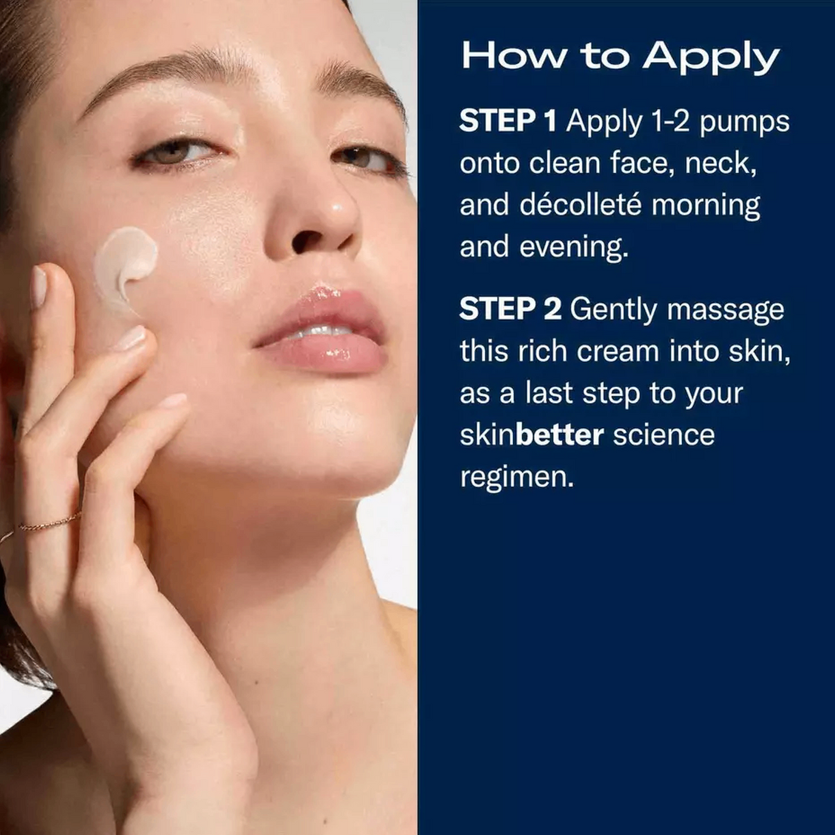 Trio Luxe Moisture Treatment by skinbetter science, how to apply | SkinCrew, Preferred Authorized skinbetter science US Retailer