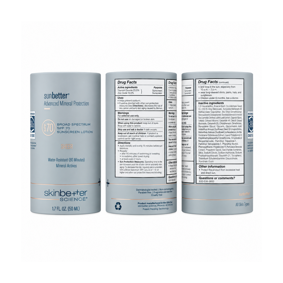 sunbetter® SHEER SPF 70 Sunscreen Lotion by skinbetter science | SkinCrew, Preferred Authorized skinbetter science US Retailer