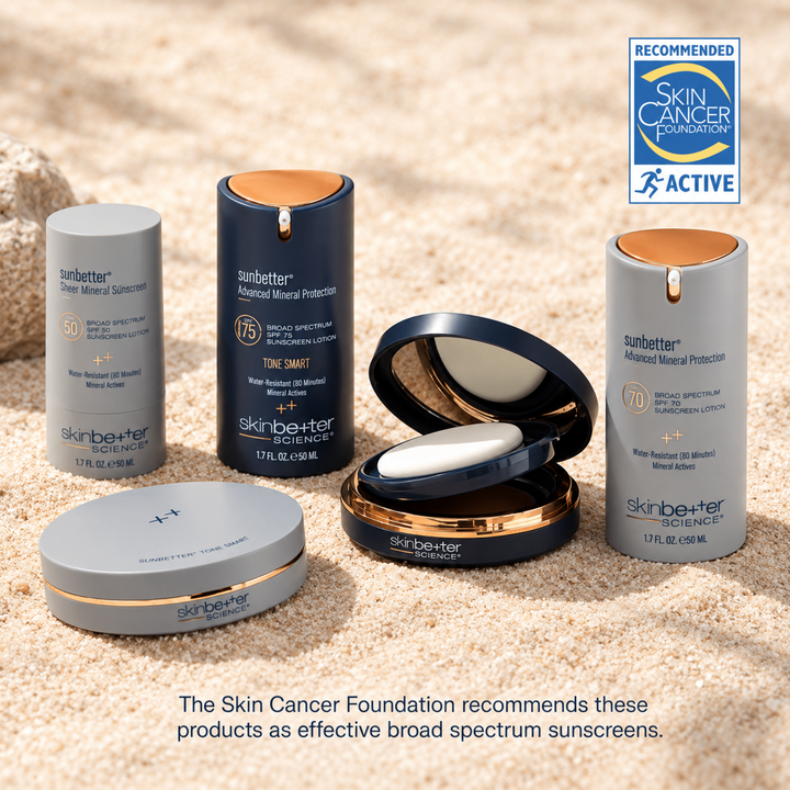 sunbetter mineral sunscreen range by skinbetter science, sunbetter® SHEER SPF 56 Sunscreen Stick | SkinCrew